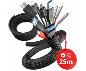 LTC CABLE TUBE 25 (25 m - Noir) Nouveau