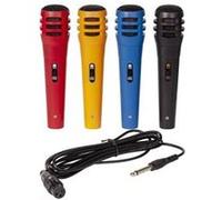 LTC DM500 - Kit de microphone - noir, bleu, jaune, rouge Jaune G