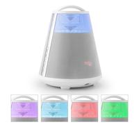 LTC FREESOUND65 Enceinte Bluetooth 360° LED AUX USB SD FM batterie - blanc