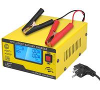 LTC LX1202 Chargeur de batterie pour voiture et moto 6V/12V avec contrôle par microprocesseur 15A adapté à différents types de batteries de 3Ah à 150Ah