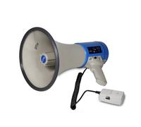 LTC Mega60USB Mégaphone avec lecteur USB MP3 intégré et mode sirène (portée 600 mètres, 25 W pleine puissance)