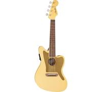 Fender Ukulélé électro-acoustique Fullerton JazzMaster UKE LTD Vintage White