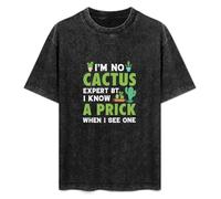 Ltd I'm No Cactus Expert But I Know A Prick When I See One Funny Rude Explicit Unisex T-Shirt Black Mens Top Tee S