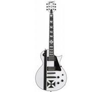 Ltd IRONCROSS-SW - Guitare Électrique Signature James Hetfield Ironcross Snow White