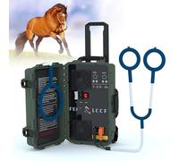 LTdlhFk Appareils De Thérapie Magnétique Pemf pour Chevaux avec Aile en X, Boucle Simple Et Papillon, Appareil De Thérapie électromagnétique Pemf à Impulsions,Green