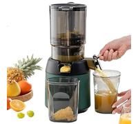 LTdlhFk Extracteur De Jus Professionnel 300 W, Extracteur De Jus à Pression à Froid avec Goulotte d'alimentation De 13 Cm, Extracteur De Jus Portable pour La Séparation des Marcs De Fruits