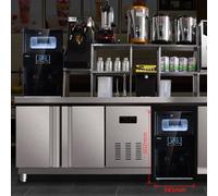 LTdlhFk Machine à Glaçons Commerciale 40 50 68 Kg, Machine à Glaçons De Bureau pour Magasin De Thé Au Lait, 40 55 Kg/24 H, Panneau LCD, éclairage + Synchronisation, Autonettoyant,50KG