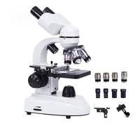 LTdlhFk Microscope Composé Binoculaire De Laboratoire 12000x/18000x/30000x, Microscope Biologique HD Professionnel pour étudiants Adultes, pour Laboratoire, Recherche Scientifique,30000X