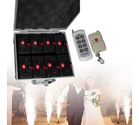 LTdlhFk Système D'allumage De Feux d'artifice De Fontaine, Pyro Party, Télécommande sans Fil, Canal D'étincelles, Parfait pour Les Célébrations Et Les événements, 8PCS