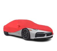 LTDNB Housse de Voiture en Satin Extensible sur Mesure pour Porsche 911 Series Carrera Targa Turbo GTS Boxster (Rouge)
