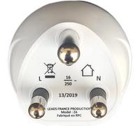Lte Design ¿ Adaptateur De Voyage France Vers Afrique Du Sud ¿ Compatible Type L Pour Afrique Du Sud[Z2260]
