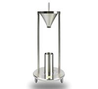 LTEJUMQ Densimètre Empilable en Acier Inoxydable, Densimètre Naturel Empilable, Testeur de Densité en Vrac avec Tasse de 100 ML et Entonnoir de 12,7 mm pour Plusieurs Industries