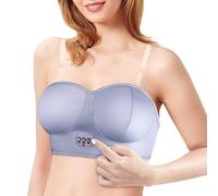 LTEJUMQ Masseur de Poitrine électrique, Soutien-Gorge d'élargissement du Sein de Machine de Massage de Chauffage du Sein électrique USB, Réglage à 3 Vitesses, Levage d'élargissement de Sein