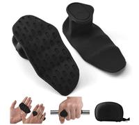 LTFIOON 1 Paire Protection Main Musculation, Poignées de Gym Ergonomiques en Caoutchouc, Gants d'entraînement Alternatifs Gym Grip pour Une Prise Maximale (Noir)