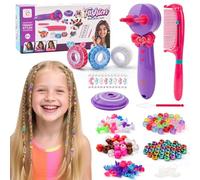 LTFIOON 3-en-1 Machine à Tresser Les Cheveux Fille avec Accessoires DIY | Machine à Tresser Automatique, Accessoires Cheveux Jouets pour Filles Cadeau d'anniversaire Cadeau Noël Fille de 3 à 12 ans