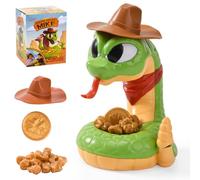 LTFIOON Jouet Serpent à Sonnettes Électrique- capteur à Induction avec Effets sonores effrayants - Jeu de braquage Parent-Enfant - Fête & Détente & Farce
