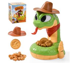 LTFIOON Jouet Serpent à Sonnettes Électrique- capteur à Induction avec Effets sonores effrayants - Jeu de braquage Parent-Enfant - Fête & Détente & Farce