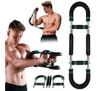 LTFIOON Shaker Twister Armtrainer - Entraîneur de Poitrine et Bras Réglable avec Résistance 40KG/50KG, Renforceur Musculaire Portable pour Maison, pour Entraînement à Domicile, Bureau & Voyage