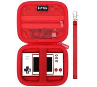 LTGEM Coque compatible avec Nintendo Game & Watch : Super Mario Bros/The Legend of Zelda, rouge (coque uniquement)