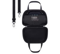 LTGEM Étui compatible avec enceinte portable JBL Charge 6 avec sangle amovible, noir