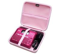 LTGEM Étui compatible avec étiqueteuse Brother P-Touch PT- D610BT / PT-D410 / PT-D460BT / PTD600 / PTD400AD Rose