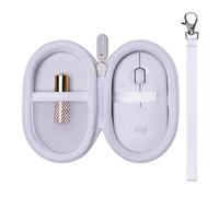 LTGEM Étui compatible avec souris Bluetooth sans fil Logitech POP & Pebble Mouse 2 M350s/M350/M355/M340/i345, rose