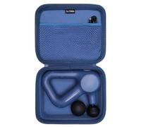 LTGEM Étui de massage compatible avec pistolet de massage à percussion portable TheraGun Relief / cou / dos / jambes / épaules - Sac de rangement de transport de protection de voyage, bleu (étui