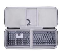 LTGEM Étui de rangement rigide en EVA pour clavier mécanique Logitech MX sans fil éclairé - Sac de transport de protection de voyage