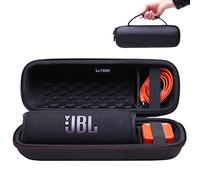LTGEM Étui de Transport Rigide en EVA Compatible avec Enceinte Portable étanche JBL Flip 7/6/5 Noir