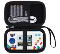 LTGEM Étui de voyage rigide compatible avec My Arcade Atari Pocket Player Pro, étui de protection pour jeux vidéo portable, noir
