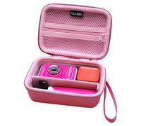 LTGEM Étui pour appareil photo enfant compatible avec VTech KidiZoom Creator Cam, rose