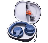 LTGEM Étui Rigide en EVA pour Casque sans Fil Bluetooth JBL Live 650BTNC / 400BT / 500BT /460NC et JBL Tune 510BT /700BT/710BT/760NC/750BTNC/ 660 BTNC / 560BT / 500BT / E45BT Noir Gris
