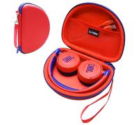 LTGEM Étui rigide en EVA pour casque sans fil JBL Jr310BT pour enfants Rouge