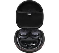 LTGEM Étui rigide pour casque Anker Soundcore Space Q45/Q35 avec suppression du bruit - Sac de transport de protection (noir)