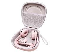 LTGEM Étui Rigide pour Casque USB Logitech H390 / H430 / H570e et Casque USB Eaglend/Casque d'ordinateur awatrue - Rose+Gris