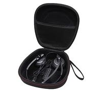 LTGEM Étui Rigide pour Casque USB Logitech H390 / H430 / H570e et Casque USB EAGLEND/Casque d'ordinateur awatrue - Noir+Noir