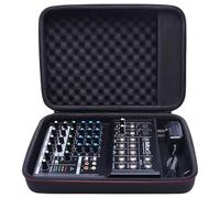 LTGEM Étui rigide pour mixeur compact Mackie Mix8 / Mackie ProFX6v3 / Behringer FLOW 8, sac de transport de transport de voyage