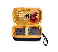 LTGEM Étui Rigide pour multimètre Fluke 117/115/116/114/113 électriciens True RMS avec Accessoires - Sac de Transport, Jaune, Compacte