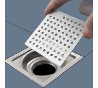 LTGXUE Grille de bonde de Douche carrée, Protection de bonde de Sol, Trous de Filtration de 3,5 mm, Filtre de Rechange for bonde.(20x20cm)