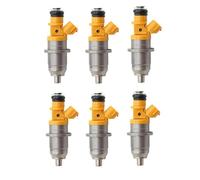 LTHTZO E7T05074 DIM1070G Lot de 6 injecteurs de carburant compatibles avec Mitsubishi Pajero III Canvas Top V60 V70 3.5 GDI 2001-2006 1465A012 Testeur de buse d'injecteur de carburant
