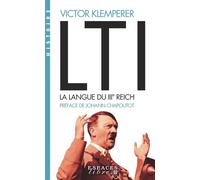Victor Klemperer – LTI – La langue du IIIe Reich – Poche