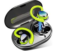 Ltinist Ecouteurs Bluetooth sans Fil Sport, 48Hrs Oreillette Bluetooth 5.4 avec 3D HiFi Stéréo, Antibruit Mics Écouteurs sans Fil, IP7 Etanche, USB-C Charge Rapide, Écran LED Casque Running/Footing