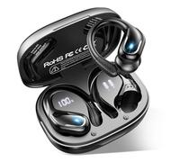 Ltinist Ecouteurs Bluetooth Sport, 3D Hi-Fi Son Stéréo, IP7 Étanche, Bluetooth 5.3, 75 Heures d'Autonomie, Étui de Chargement, Noir