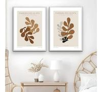 LTjiajuypd Affiche Henri Matisse Line Ins, art mural minimaliste, impression sur toile, affiches pour salon, décoration intérieure moderne (60x85cm-2 pièces)
