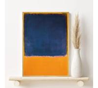 LTjiajuypd Affiche vintage de Mark Rothko, impression sur toile HD, idéale pour le salon, la chambre, le bar, le bureau ou la décoration intérieure classique (70 x 110 cm, sans cadre).