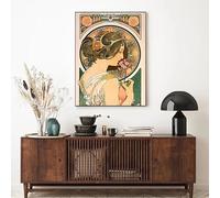 LTjiajuypd Affiches et imprimés sur toile représentant une femme française classique et rétro, symbolisme de la liberté, décoration d'intérieur (60 x 80 cm)