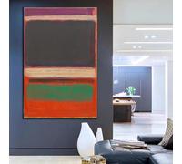 LTjiajuypd Décoration murale Mark Rothko Poster Rothko Impression Art abstrait Impression abstraite Art vintage Affiche minimaliste Design d'intérieur 70x100cm Sans cadre