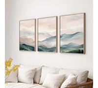 LTjiajuypd Impression sur toile, affiche paysage (35x50cm-3 pièces)