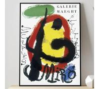 LTjiajuypd Impression sur toile représentant Joan Miro, tableau abstrait, décoration murale, 70 x 100 cm, sans cadre
