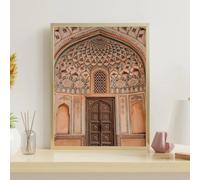 LTjiajuypd Impression sur toile, tableau représentant une porte royale, décoration architecturale de palais indien pour salon, chambre, bureau ou maison (60 x 80 cm/sans cadre)